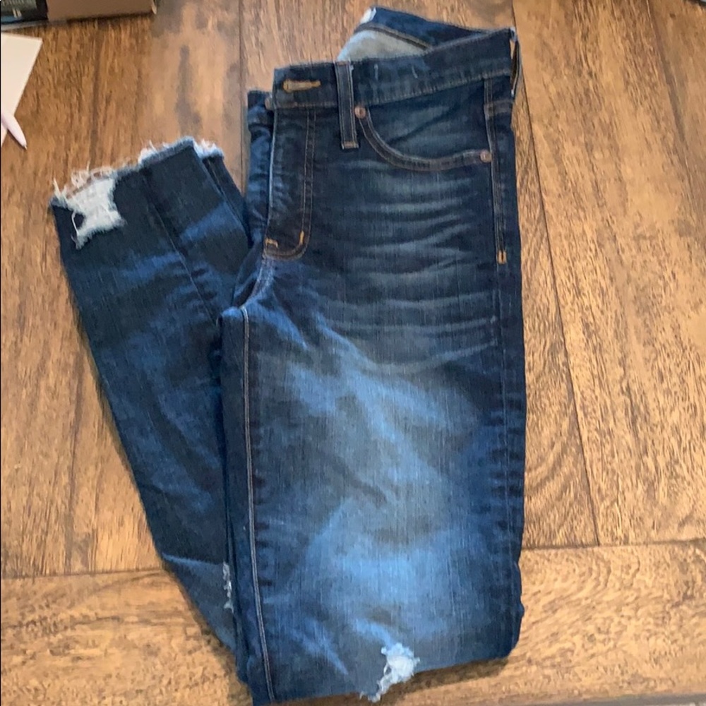 9” Madewell high-rise skinny